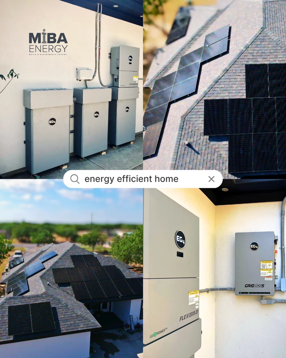 Rooftop solar system installed by MIBA Energy in Brownsville, TX