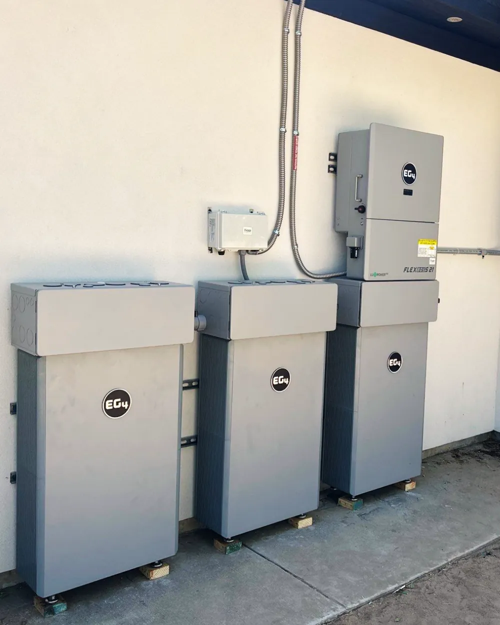 Solar battery backup installation by MIBA Energy in Brownsville, TX