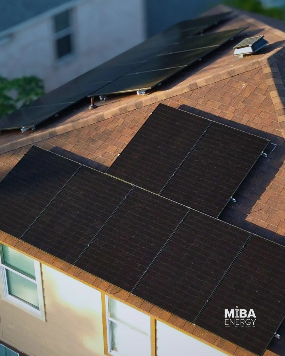 Residential rooftop solar installation by MIBA Energy in Edinburg, TX