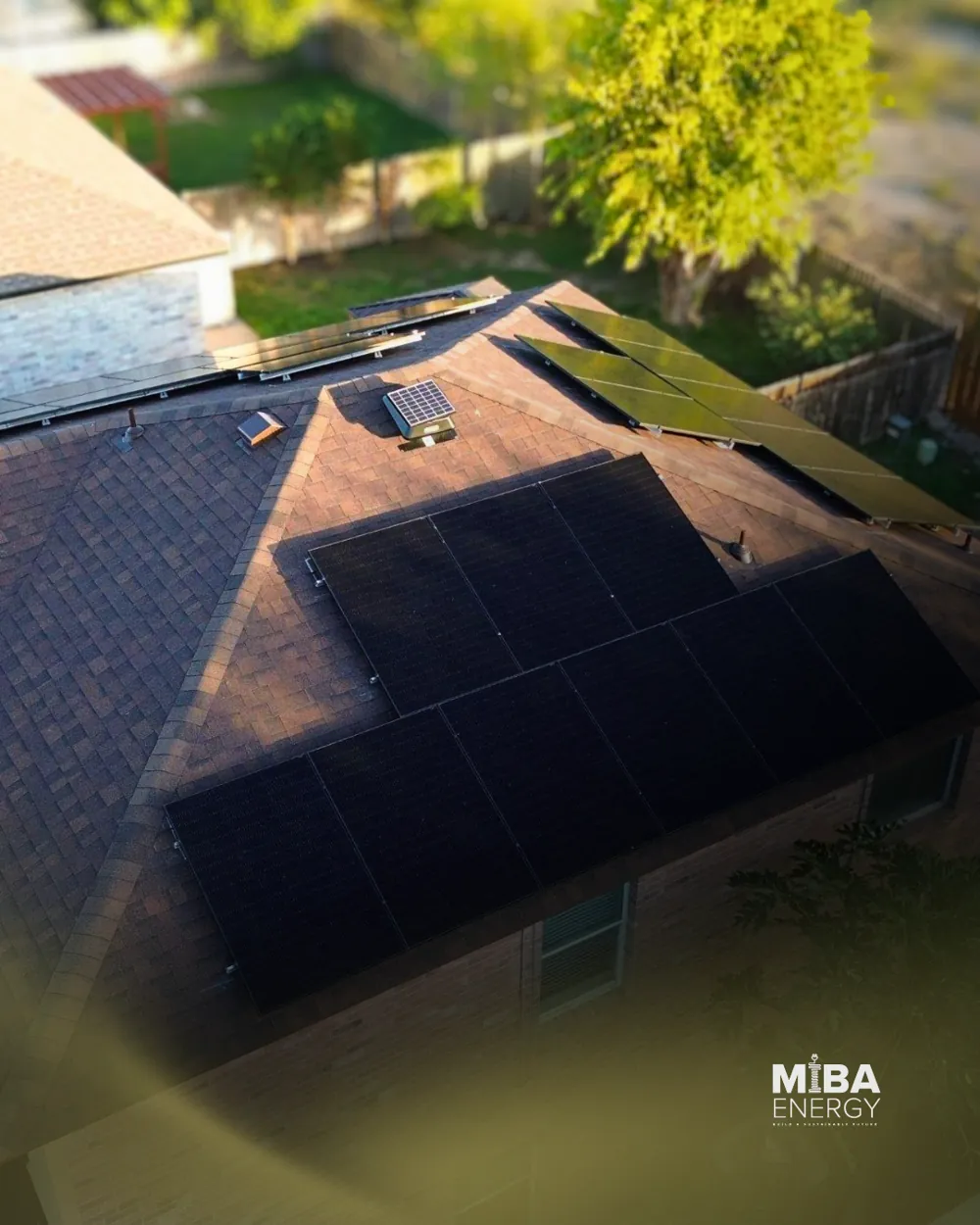 Home solar panel installation by MIBA Energy in Edinburg, TX
