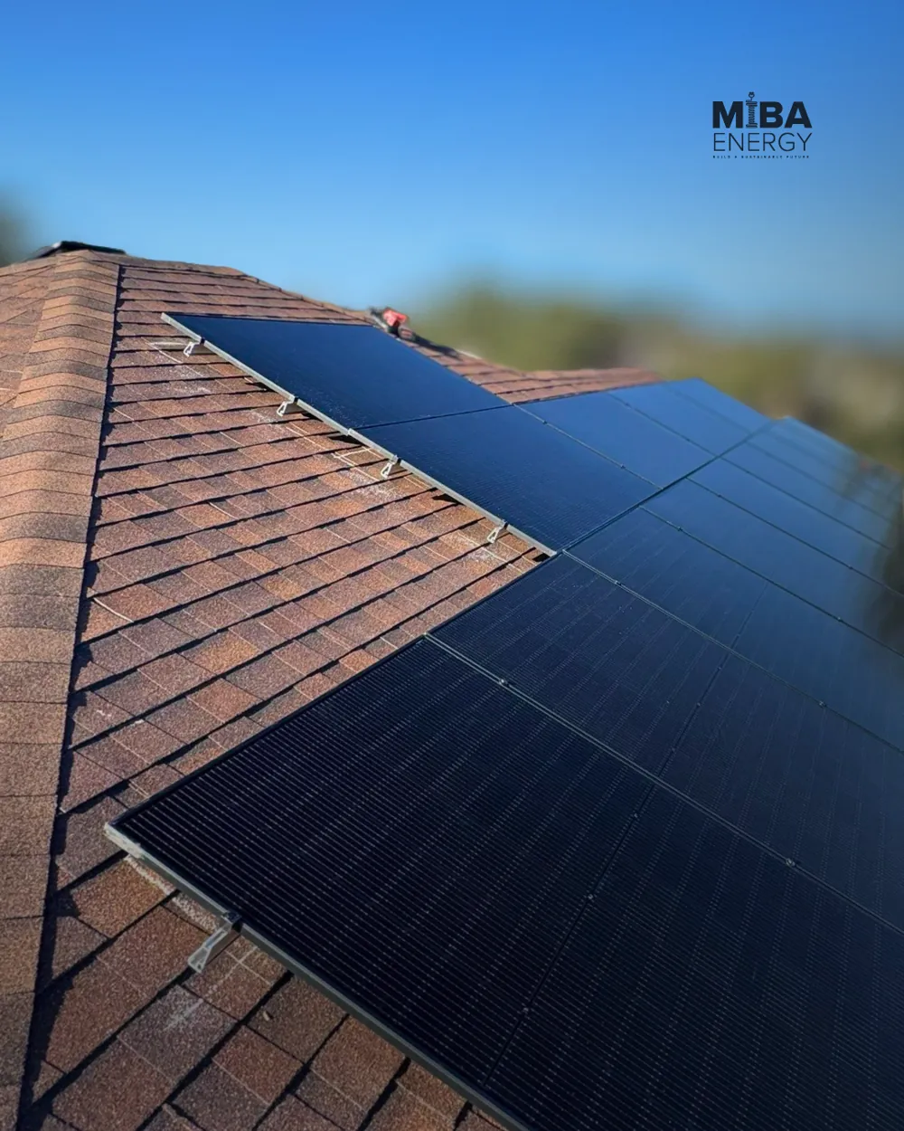 Rooftop solar system installed by MIBA Energy in Edinburg, TX