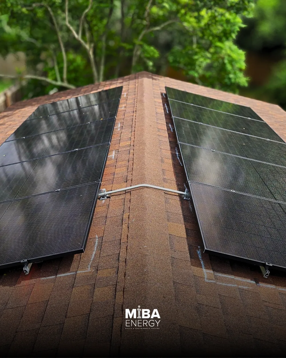 Rooftop solar system installed by MIBA Energy in La Feria, TX