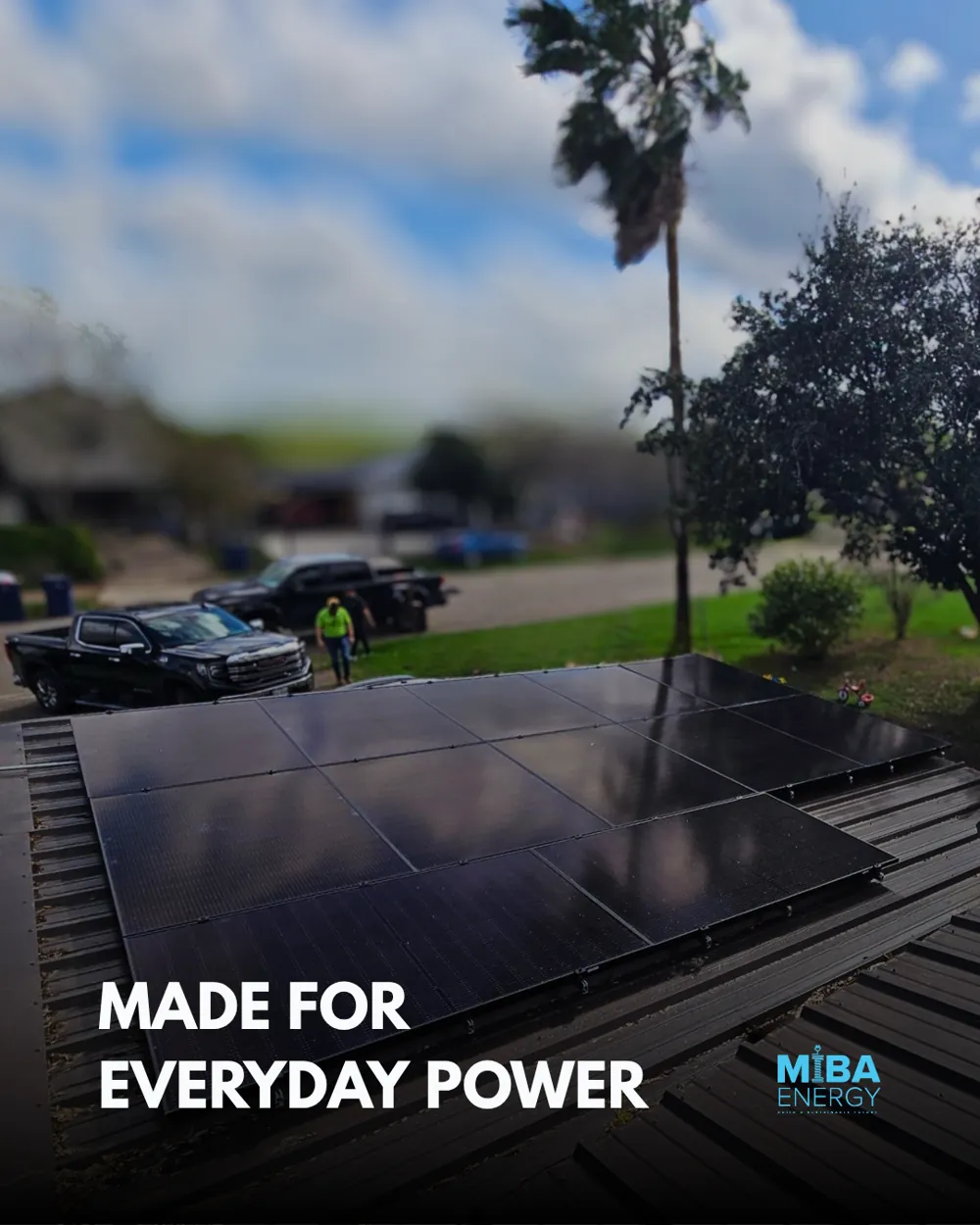 Commercial ground-mount solar installation by MIBA Energy in Mercedes, TX