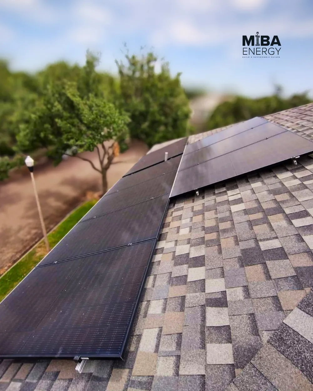 Home solar panel installation by MIBA Energy in Mission, TX