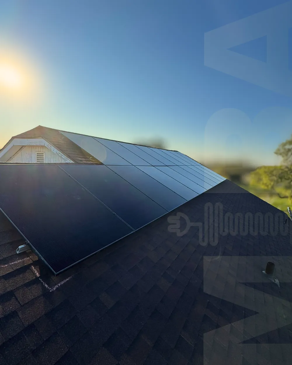 Home solar panel installation by MIBA Energy in San Benito, TX